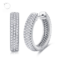 wholesale Metal: 925 Sterling Silver Mu Jing Jewelry New-E001 Earrings 925 Silver