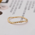 wholesale S925 silver Japanese minimalist irregular curve ring, Dunli Jewelry 25th anniversary spring new collection-0-3