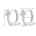 wholesale S925 Silver New Amazon Earrings, Light Luxury Advanced Design Ear Clips with Micro-Inlaid Zirconia, Versatile Ear Wholesale-0-12