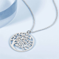 wholesale Metal material jewelry, the best-selling European and American Tree of Life name pendant, a commemorative gift for family-0-0