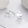 wholesale S925 Sterling Silver Minimalist Wide Band Smooth Ring European and American Cross-Border Fashion Versatile Commuter Index Finger Ring-0-0