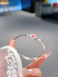 wholesale 999 Sterling Silver Bracelet for Big Kids, Girl Student's Birthday Gift with Design Sense-0-24