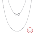 wholesale S925 Sterling Silver Cloud-Pull Jewelry 10mm Thin Ingot Bare Chain Necklace Wholesale-0-0