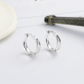 wholesale S925 Sterling Silver Retro Korean Fashion Minimalist Arc-shaped Earrings INS Internet Celebrity Design Ear Clips-0-0