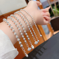 wholesale S990 Pure Silver Smooth Round Bead Unisex Bracelet for Men, Women, and Children, Versatile Buddhist Bead Bracelet-0-4