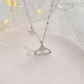 wholesale S925 Sterling Silver Mermaid Tail, You Are My Everything, Exquisite and Versatile Set Necklace for Women, Winter Luxury, Unique Design, Premium Feel-0-1
