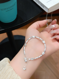 wholesale 925 Silver Dunhuang Lotus Pattern Necklace, National Trend Wholesale Accessories, New Small Luxury-Necklace (including chain) 925 silver