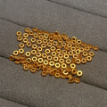 wholesale S925 gold-plated spacer beads gasket semi-finished DIY accessories crystal jewelry bracelet necklace fittings-0-1