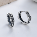 wholesale S925 Sterling Silver European and American Retro Style Trendy Pixiu Pattern Earrings Punk Fashion Ear Cuffs Unisex-0-0