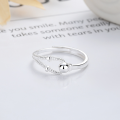 wholesale S925 Sterling Silver Geometric Irregular Open Ring Ins French Style Minimalist Versatile Fashion Jewelry-0-2