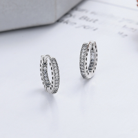 wholesale S925 Sterling Silver Vintage Light Luxury Style Creative Zircon Inlaid Ear Clips Korean Version Versatile Elegant Earrings for Women-408FR/approximately 2.1g/pair>925 silver
