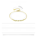 wholesale S925 Sterling Silver 14k Gold Japanese Korean Style March New Wholesale Charm Everyday Commute Bracelet-0-2