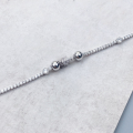 wholesale S925 Sterling Silver Maker Fashionable Ballpoint Claw Chain Slim Waist Full Diamond Bracelet Sparkling and Shining Minimalist Niche Design Hand-0-2