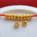wholesale Gold-plated 925 ancient silver fittings, rhinestone, pig intestine spacer beads, pumpkin beads, DIY crystal bracelet accessories-0-6
