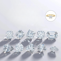 wholesale Lab-Grown Diamond CVD/HPHT Loose Stones with Certificate Engagement Rings Earrings Necklaces Rings 05/1 Carat-NGIC 0.5 carat round cultured diamond (D color, VVS) (Note the size)