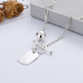 wholesale S925 Sterling Silver Korean Style Ins Trendy Creative Geometric Sphere Imitation Pendant OT Clasp Collarbone Necklace-0-0