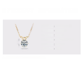 wholesale S925 Silver Classic Six-Prong Moissanite Necklace, Cross-Border New Luxury Minimalist Pendant, Fashion- Versatile Collarbone Chain-0-7
