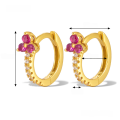 wholesale S925 Silver New Amazon Earrings, Light Luxury Advanced Design Ear Clips with Micro-Inlaid Zirconia, Versatile Ear Wholesale-0-7