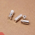 wholesale 925 Silver Plain Silver Necklace Clasp, Twisted Screw Connector Clasp DIY Crystal Bracelet Necklace Jewelry Accessories Materials-0-0