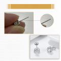 wholesale S925 Sterling Silver Classic Four-Prong Zircon Earrings, Versatile and Elegant, Direct from the Manufacturer-0-2