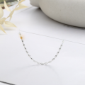 wholesale S925 Sterling Silver Korean-style Minimalist Olive Chain with Resin Candy Color Accents Sweet Necklace-0-0