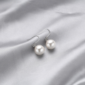 wholesale S925 Sterling Silver New Fashionable and Popular Shell Pearl Synthetic Pearl Earrings Korean Elegant Ear Hook Women's Earrings Wholesale-0-0