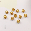 wholesale Gold-plated S925 silver flower bead spacer gasket semi-finished DIY jewelry accessories for crystal bracelets and necklaces-0-12