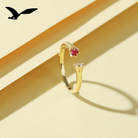 wholesale S925 Sterling Silver New Korean Style Adjustable Open Ring with Zircon Index Finger Ring Minimalist Women's Jewelry-Single ring [s925 silver] &gt; opening adjustable