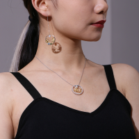 wholesale S925 Sterling Silver New Chinese Style Gourd Fu Lu Necklace for Women, New Edition Light Luxury Wind High-End White Chalcedony Collarbone Chain-White Chalcedony Gourd Necklace/Approx. 1.61g>TL014767 Sterling Silver