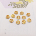 wholesale Gold Plated S925 Silver Spacer Beads, Spacers, Gaskets, Semi-finished DIY Jewelry Accessories for Crystal Jewelry Bracelet Necklace-0-2