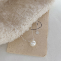 wholesale S925 Sterling Silver Swarovski Pearl Necklace for Women, Korean Dongdaemun Spring Summer New Fashion Versatile Light Luxury Collarbone Chain-0-1