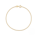 wholesale 18k Gold Plated S925 Sterling Silver Basic Bead Bracelet For Women-0-0