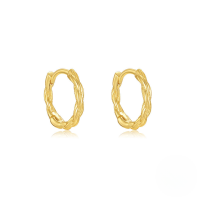 wholesale S925 Silver Square Zircon-encrusted Teardrop Chain Earrings With Opal, A Popular Lightweight Luxury European And American Style-Gold#3 925 Silver