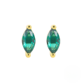 wholesale S925 Sterling Silver Colorful Marquise Single Diamond Stud Earrings,ins-0-3