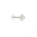 wholesale 925 Sterling Silver Tassel Drop Zircon Flat Back Helix Ear Piercing Ear Stud, Popular inINS-0-22