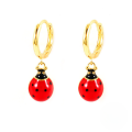 wholesale S925 Sterling Silver Enamel Fruit Drop Earrings, Fashionable And Creative European And American Hot-sale Earrings-0-3
