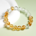 wholesale Metal material stacking bead bracelet pastoral style white sugar crystal citrine bracelet best friend birthday gift wholesale-0-0