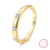 wholesale S925 silver jewelry new imported high-carbon diamond 4*4 fat square row ring women's-R469 Yellow Diamond>No. 6