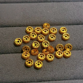 wholesale S925 gold-plated spacer beads gasket semi-finished DIY accessories crystal jewelry bracelet necklace fittings-0-13