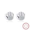 wholesale S925 sterling silver gold-plated ultra-sparkling zirconia drop earrings, manufacturer wholesale-0-90