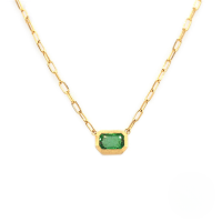 wholesale S925 Sterling Silver Classic Round Colorful Zircon Accent Choker Necklace,ins-Gold#2 925 Silver