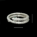 wholesale 925 Silver Gold-Plated High-Carbon Diamond Serpent Bone Muzo Green High-End Jewelry Bracelet for Women-0-1