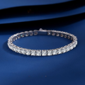 wholesale S925 Sterling Silver Moissanite Tennis Bracelet for Men and Women Zircon Bracelet Fashion Silver Jewelry Internet Celebrity Best-Seller Same Style-0-0