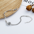 wholesale 925 Sterling Silver Daisy Bracelet for Women Trendy Ins Hip-Hop Punk Niche Sunflower Retro Internet-Famous Fashion Jewelry-0-1