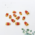 wholesale S925 Gold Plated Enamel Oil-Drop Ruyi Lotus Koi Fortuna Pouch Accessory Bracelet Necklace String Decor DIY Semi-Finished Product-0-6