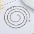 wholesale S925 Sterling Silver Chain, Japanese Character Chain, Twisted Figure-8 Chain, Pearl Chain, Dragon Bone Chain, Versatile DIY Jewelry Matching Chain-0-8
