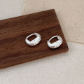 wholesale S925 Sterling Silver Oval Earrings, Light Luxury, Niche, Exquisite, Versatile Ear Clasps, Korean Version New Arrival, High-End Feel-0-5