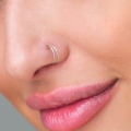 wholesale S925 Sterling Silver Double Ring Nose Ring Micro-set Elegant Ear Clip Earring-0-2