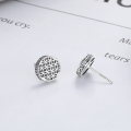 wholesale S925 Sterling Silver Retro Vintage INS Creative Pattern Design Stud Earrings, Fashionable and Versatile Earrings-0-2