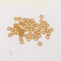 wholesale Gold-plated S925 silver flower bead spacer gasket semi-finished DIY jewelry accessories for crystal bracelets and necklaces-0-1
